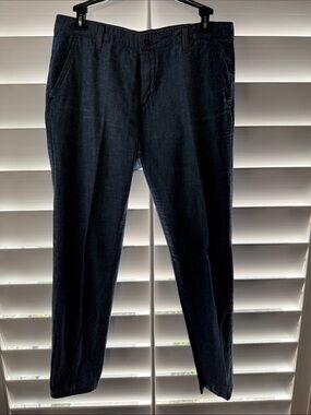 Ag Adriano Goldschmied Straight Leg Pants — Denim